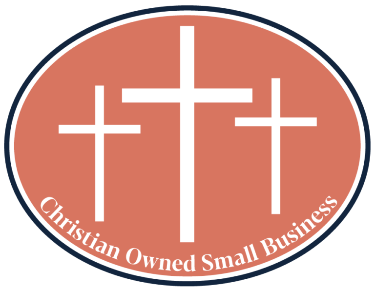 Christian owned small business logo
